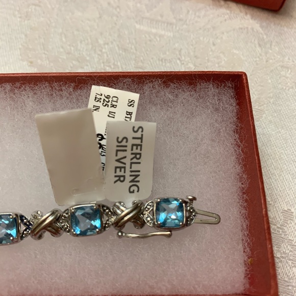 06ct tw Diamond Bolo Bar Bracelet in Sterling Silver  Ss BT/Diamond Bracelet
